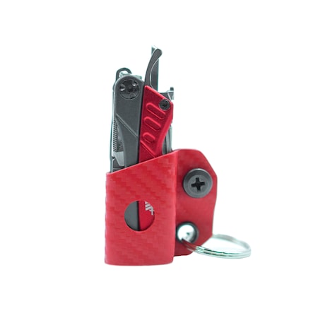 Clip & Carry Kydex Keychain Sheath for the Gerber Dim GDIME-CF-RED